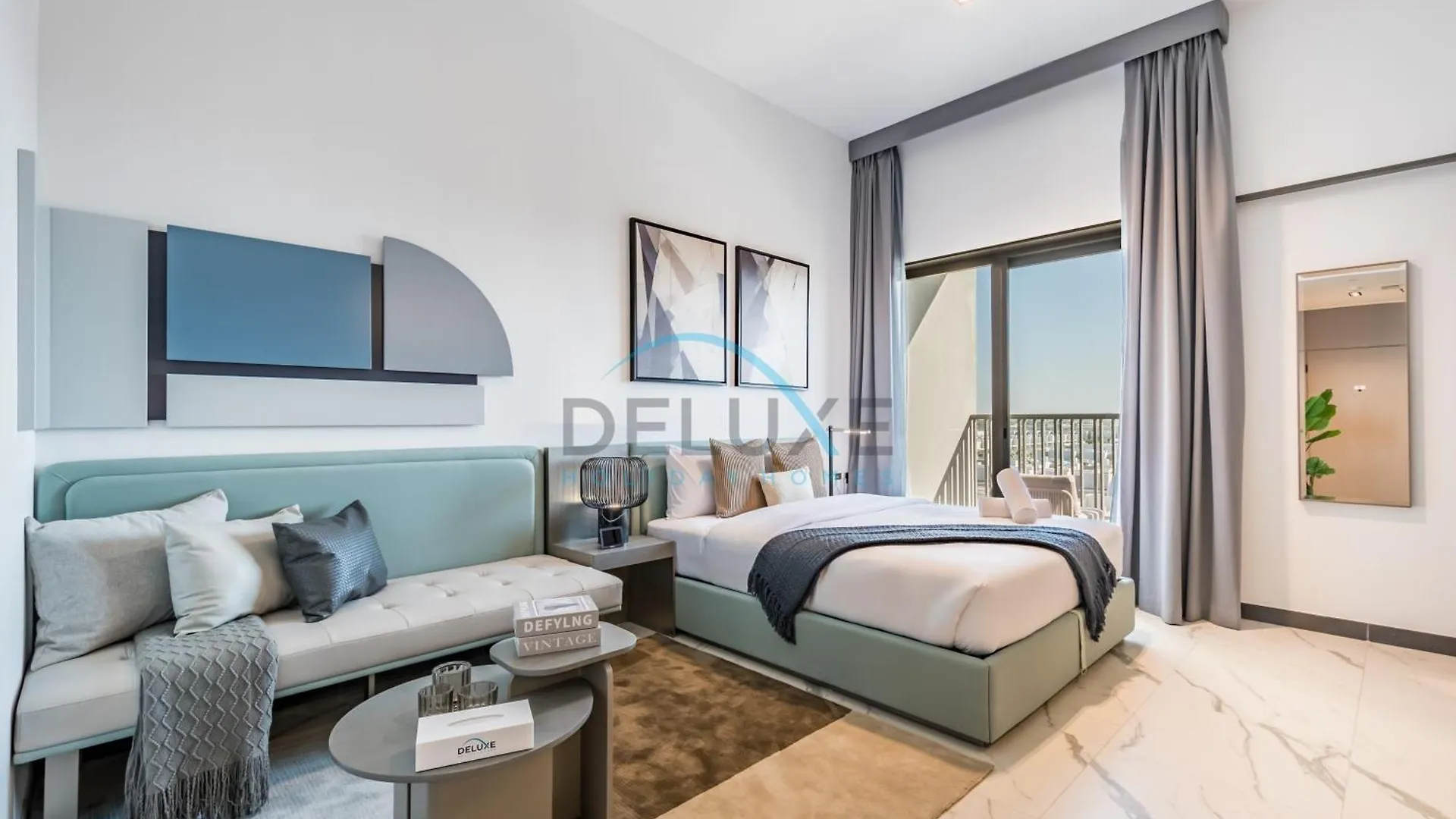 Stylish Studio Apartment In Mag Eye 910, Mohammad Bin Rashid City By Deluxe Holiday Homes Dubai
